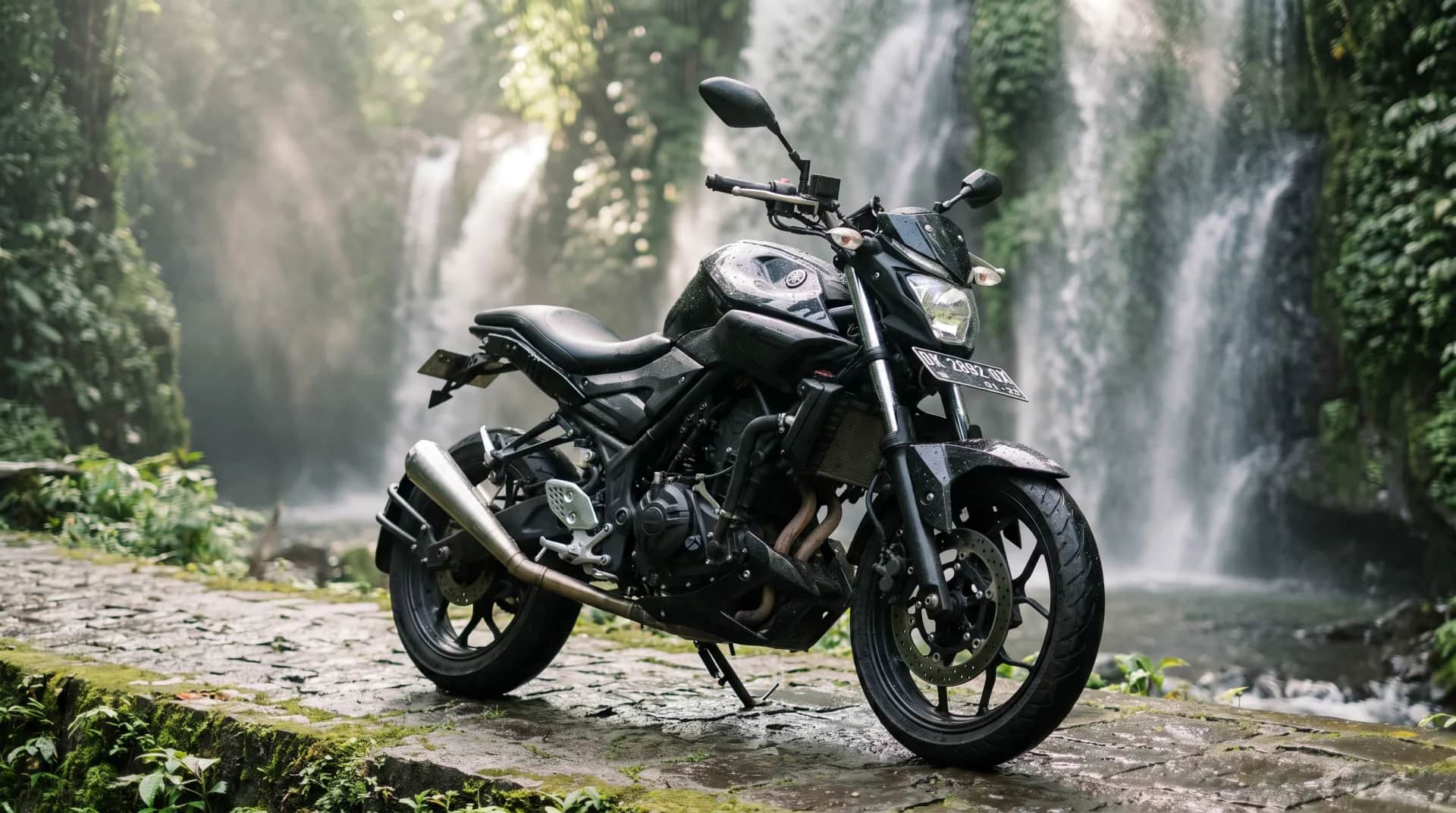 Yamaha MT-25 Scrambler for rent in Bali