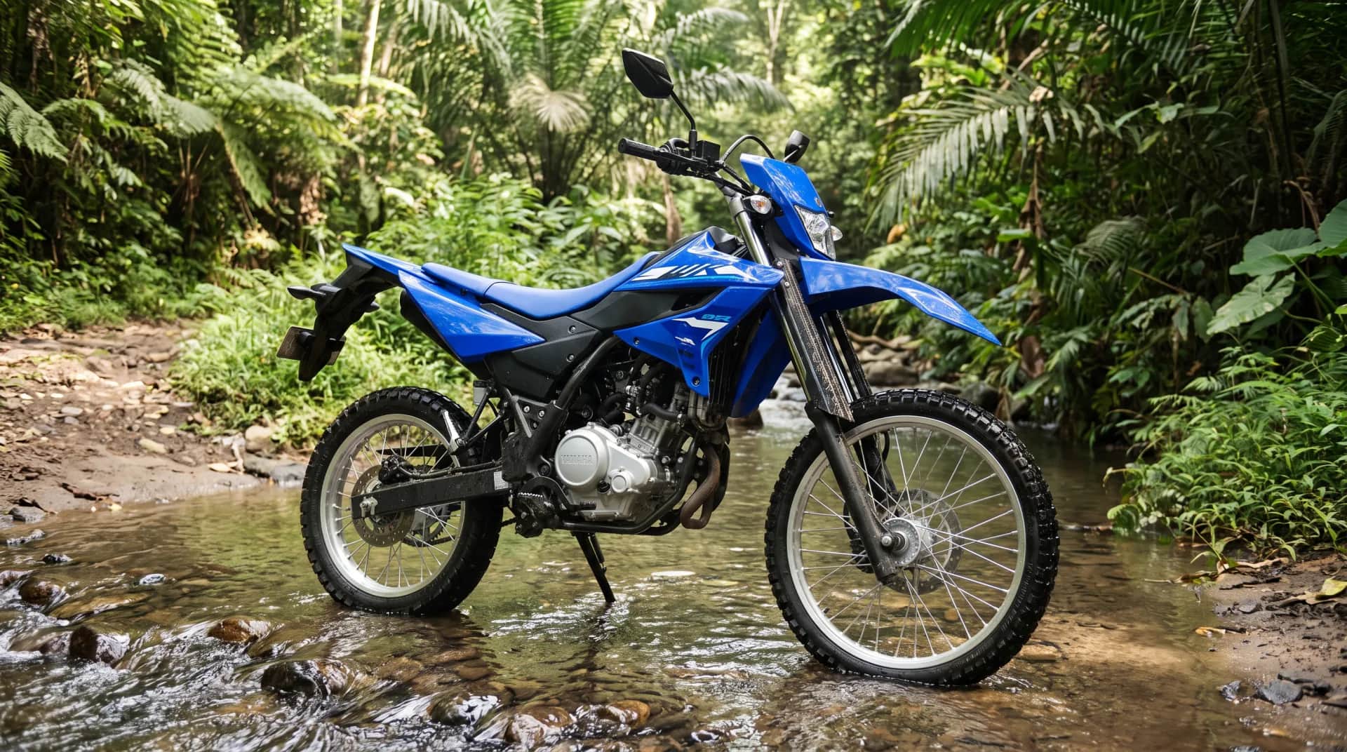 Yamaha WR155 (Blue) for rent in Bali